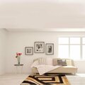 Back2Basics 4 x 6 ft. Shelby Shag Area Rug - Brown BA3024353